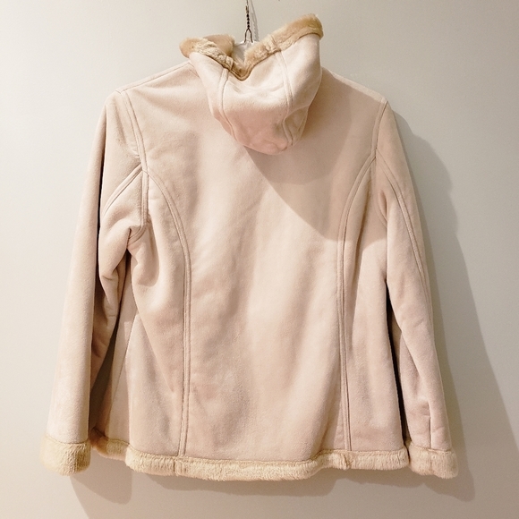 Womens RAG Faux Shearling Jacket - Picture 6 of 7